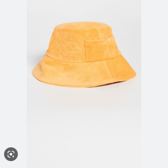 Lack of Color Tangerine Terry Wave Bucket Hat new with tags - Picture 4 of 10